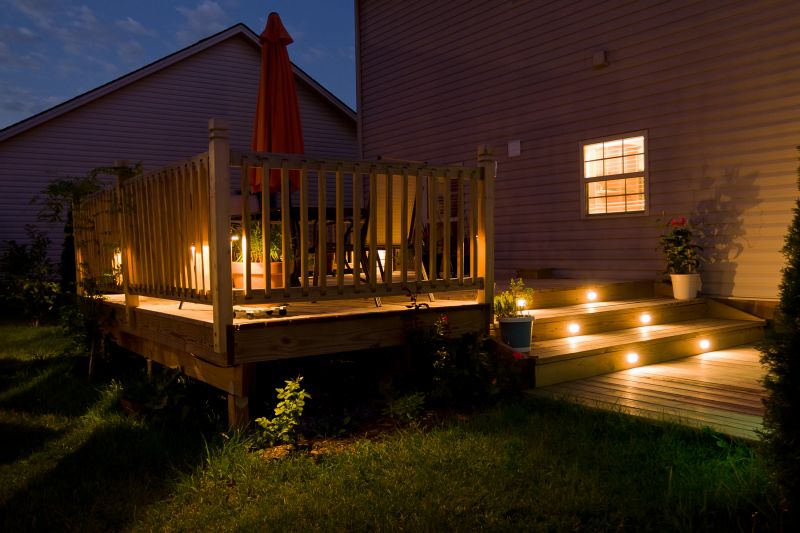 Deck lighting installation