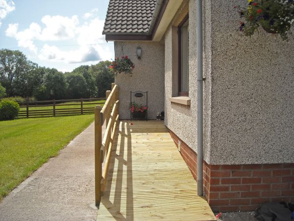 Hardwood Ramp Installation in Ballwin